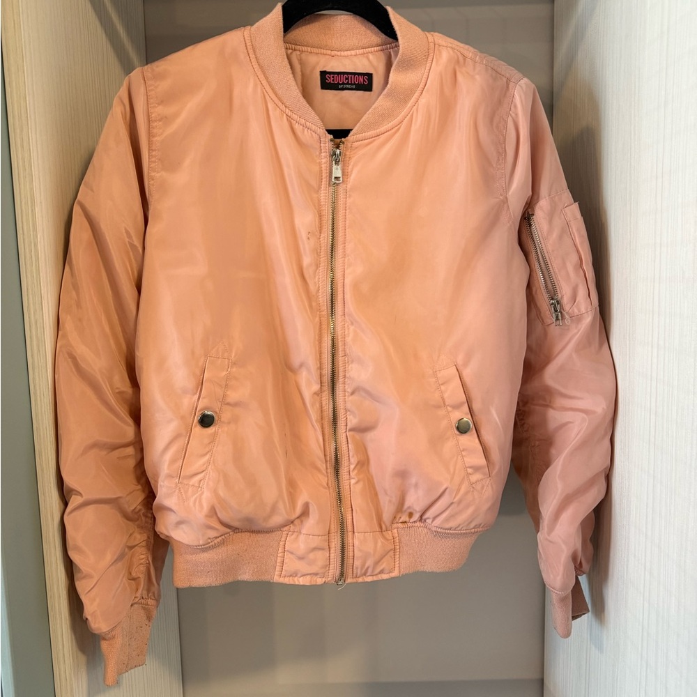 Women's Pink Bomber Jacket